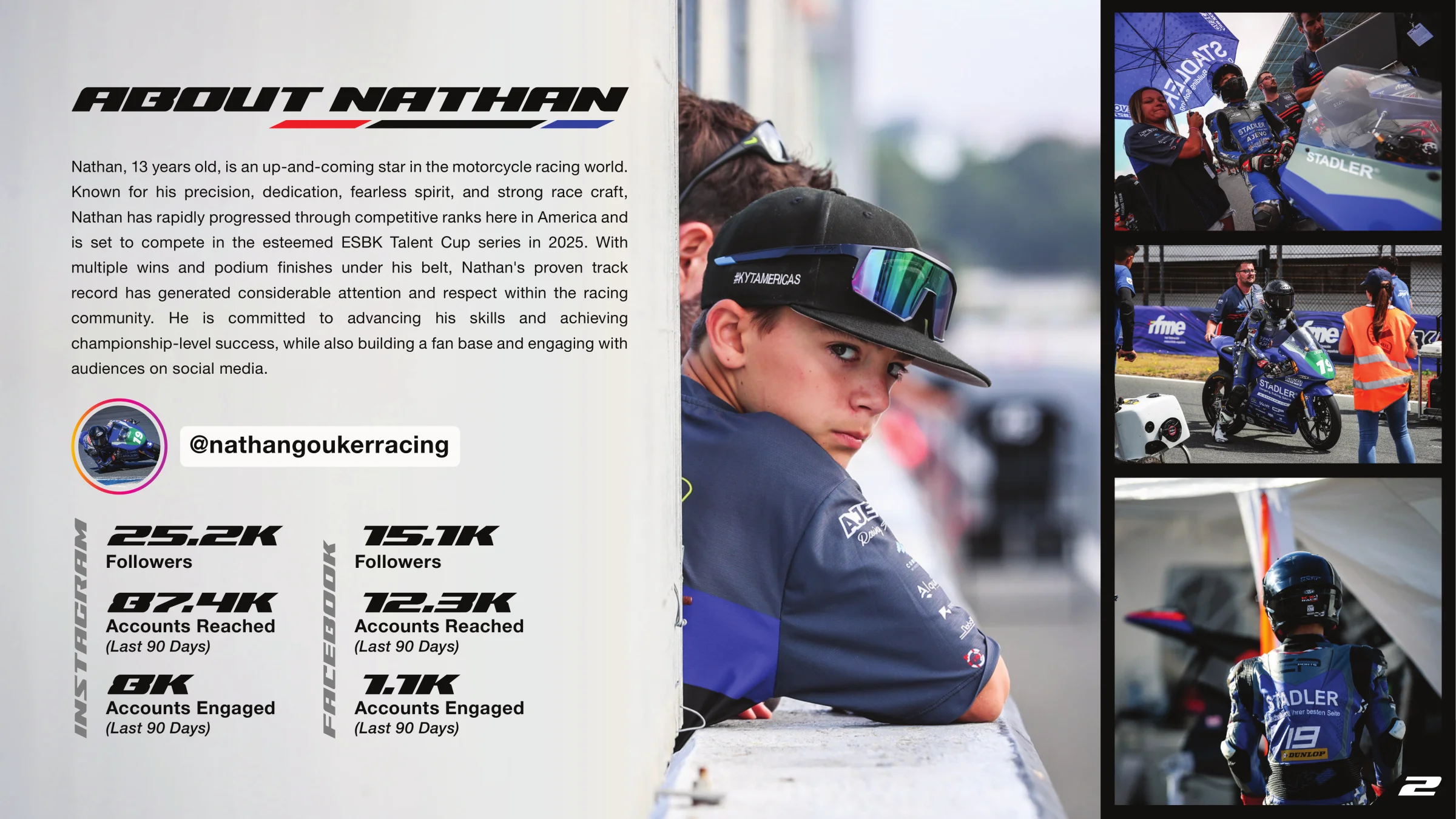 About Nathan — social media stats